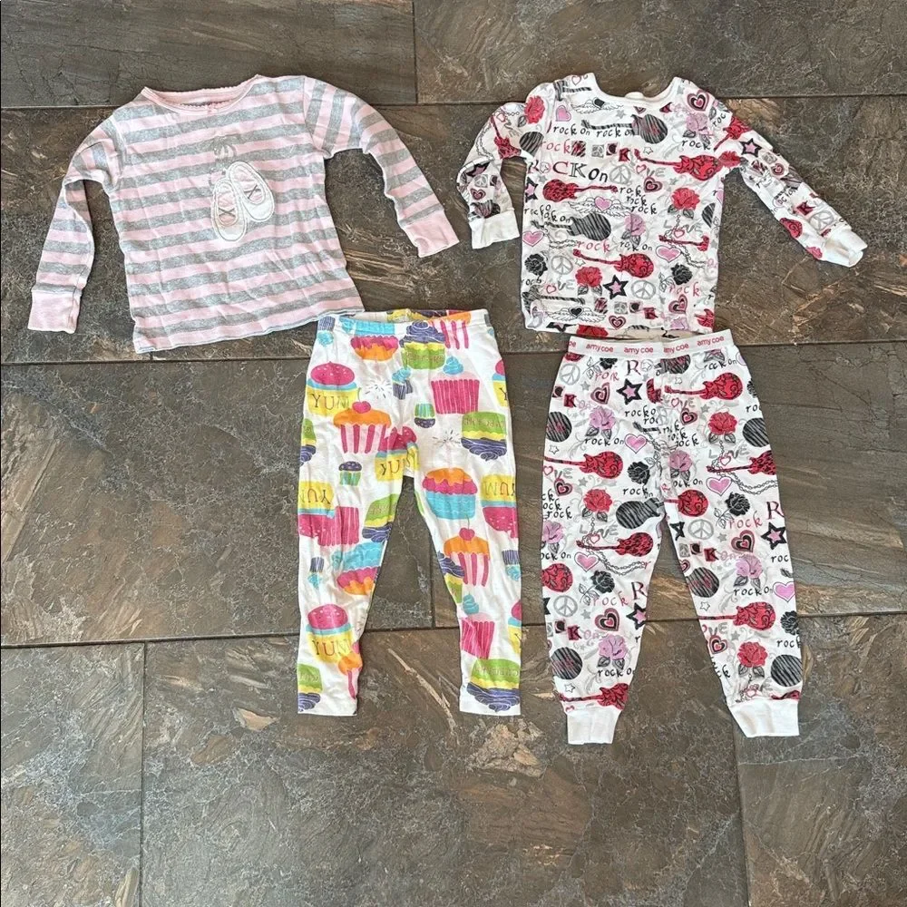 34 Piece 24 month Girls' Mixed Clothes Lot - Bright Multi-Color Sets